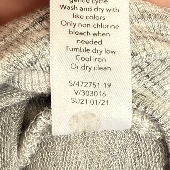 Athleta Heather Gray Long Sleeve Top S - Picture 8 of 8